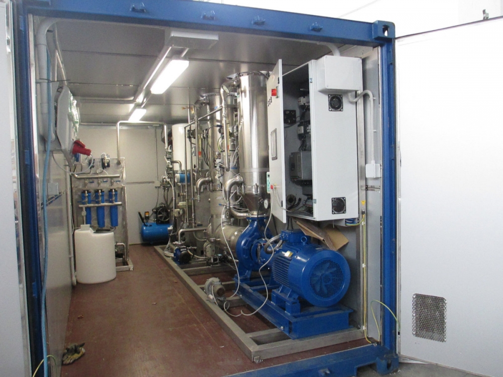 ultrafiltration plant in container for remediation